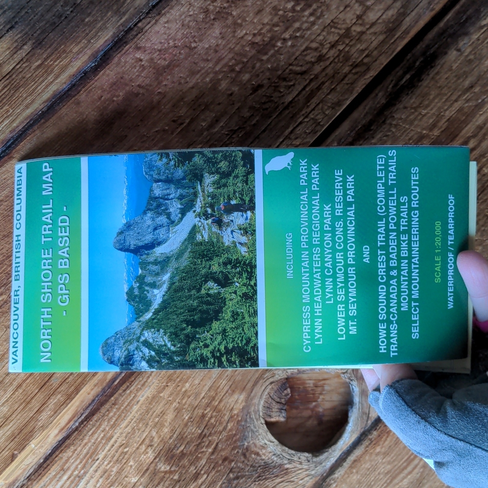 North Shore of Vancouver trails map